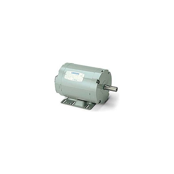 Leeson Motors - 3HP, 208-230/460V, 3450RPM, TENV, Rigid Mount, 1.0 S.F. 120379 - main